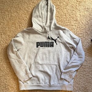 2/$10 Puma Light Gray Hoodie